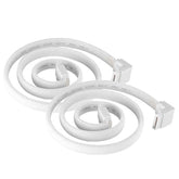SilverStone Technology CP08W 90 Degree SATA 3 Sleeved White Cable with EMI Gua