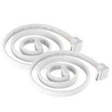 SilverStone Technology CP08W 90 Degree SATA 3 Sleeved White Cable with EMI Gua