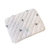 9-11 Inch Tablet Sleeve Case For Ipad Pro 11 Air 4 10.2 Tab Protective Bag Cute Bowknot Quilted Puffy Laptop Pouch Carrying Case