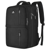 Carry On Backpack, Flight Approved Travel Backpack With Usb Port, Tsa Personal Item Travel Bag Fits 17" Laptop, Large Water Resistant Luggage Overnight Weekender Bag For Men & Women 40L, Black