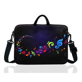 15-Inch To 15.6-Inch Neoprene Laptop Shoulder Messenger Bag Case Sleeve For 14 15 15.6" Inch Acer/Asus/Dell/Lenovo/Thinkpad/Hp/Macbook Pro/Air (Musical Note)