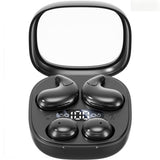 Flat Sleep Earbuds for Side Sleepers, Invisible Mini Earbuds for Small Ear Canals, Bluetooth 5.4, 66H Battery, Noise Blocking, Waterproof, LED