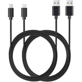 6Ft Micro & Usb C Charge Cable Cord Wire For Old & New Amazon Kindle, Paperwhite, Oasis, Kids, Fire Hd, Fire Tv Stick & Scribe (2 Cord Types For All Kindle Models)