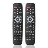?Pack Of 2? Replacement Remote Control For Philips Tv Remote Nh500Up?The Newly Upgraded Version 3.0 Intelligent Remote Control Is Suitable For Philipstv