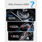 65W USB-C Car Charger, Fast PD & QC3.0 for iPhone 15, iPad, Samsung, Android