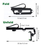Sun Visor Phone Holder, 360° Rotatable and Extendable Car Phone Holder, Hands-Free Car Mount Compatible with Most Smartphones (Green)