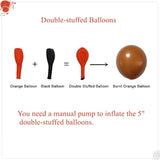 Fall Balloon Garland Kit: Navy, Orange, Gold Party Decor