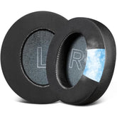 Cooling Gel Earpads Replacement For Anker Soundcore Life Q30/Q35 Headphones, Ear Pads Cushions With Ice Silk Fabric, High-Density Noise Isolation Foam - Black
