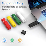 16Gb Usb 2.0 Flash Drives 5 Pack With Type C Adaters, Thumb Drives 16Gb Usb Sticks Memory Sticks Pendrives For Pc/Smartphones/Computer