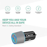 Dual Usb Car Charger Adapter, 20W Fast Charging For Iphone 16 Pro Max/Plus/15/14/13/12/11/Xs/Xr/8/Se 2020/Ipad 8Th/Pro/Air 4/Mini, Google Pixel, Samsung Cigarette Usb Charger