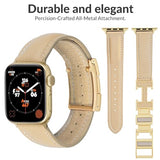 Leather Magnetic Band Compatible with Watch Bands 38mm 40mm 41mm 42mm 44mm 45mm 46mm 49mm for Women Men?Top Grain Leather Designer Replacement