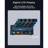 Charging Station, 160W 5-Port Usb C With 65W Pd, Qc3.0, Wireless Charger, Lcd Display For Macbook, Laptop, Ipad, Iphone, Samsung