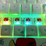 Gateron G Red Pro 3.0 Switches,5-Pin Pre Lubed Rgb Smd Linear Switches For Mx