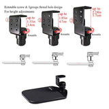 Ergonomic Mouse Platform Under Desk Ergonomic Wrister Mouse Pad (Black)