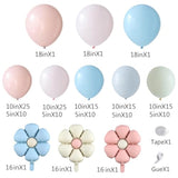Spring Wildflowers Balloon Arch Kit 153Pcs Pastel Pink Blue Balloon Garland Kit, Daisy Flower Foil Balloons For Birthday Baby In Bloom Baby Shower Bridal Shower Wedding Wild One Party Decorations