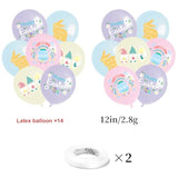 Easter Party Decorations, Happy Easter Banner Set Egg Bunny Hanging Swirl Cake Toppers Easter Party Supplies