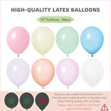 Rose Gold 80th Birthday Balloons: Latex & Confetti Party Decor