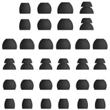 Eartips Compatible With In-Ear Earbuds, Earbud Tips Soft Silicone Earbuds Replacement Tips Fit For In-Ear Headphones(Inner Hole From 3.8Mm -4.2Mm) 16 Pairs S/M/L/D, Black