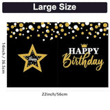 Jumbo Birthday Card Giant Guest Book Happy Birthday Party Decorations Supplies Gifts For Office Teacher Women Men Co-Worker -Large 14 X 22 Inches