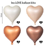 18 Inch Heart Balloons Foil Mylar Helium Balloons For Birthday Party W