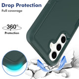 for Galaxy S25 FE Case: Dual Layer Protective Heavy Duty Cell Phone Cover Shockproof Rugged with HD Screen Protector - Military Protection