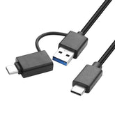 Usb C To Usb A Cable,3.3Ft Usb3.0 Type A/C To Usb Type C Male To Male Fast Charging & Data Sync Cord For Laptop, Tablet, Car, Phone