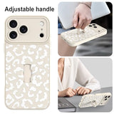 Magnetic for iPhone 17 Pro Max Case with Finger Strap, Compatible with Magsafe, Cheetah Print Pattern for Women Girls, Slim Shockproof Soft TPU Case