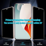 [3 Pack Privacy Screen Protector For Samsung Galaxy S21 Tempered Glass Film, Anti-Spy, Case Friendly, 9H Hardness, Black