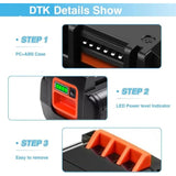 3.5Ah 40V Max Battery Replacement For Black And Decker 40V Lithium Battery Lbx2040 Lbx36 Lbxr36 Lbxr2036 Lst540 Lst136W Replacement For Black&Decker 40V Lithium Battery
