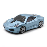 Wireless Mouse Sports Car Mouse Computer Optical Mice For Pc Laptop Mac (Light Blue)