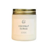 Golden Garden Tomato - Vine & Basil Scented Candle – 6.5Oz Frosted Sage Glass Jar With Gold Screw Lid – Single Cotton Wick, 33H, Smokeless (White)