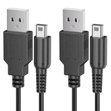 2 Pack Charger for Nintendo New 3DS XL/3DS/New 2DS XL/New 2DS Charger Cable, 3.9 FT USB Power Charging Cord Adapter Compatible with Nintendo 3DS XL/