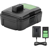 12V 3Ah Battery And Charger Compatible With Ryobi Cb120L Cb121L Bpl-1220 130503001 130503005 (Not For Cb120N) For Ryobi 12V Battery