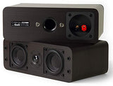 Micca OoO Bookshelf Speakers with 3-Inch Woofers and Silk Tweeter (Dark Walnut, Pair) (Renewed)