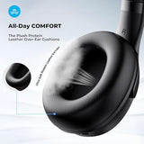 Active Noise Cancelling Headphones, Wireless Headphones Over Ear, Foldable Bluetooth 5.3 Over The Ear Headphone, 50H Playtime, Hd Stereo Sound, Custom Eq Via App For Travel, Office, Home