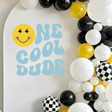 One Cool Dude 1st Birthday Decorations Banner and Wall Decals for Boys