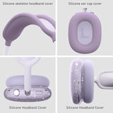 For Airpods Max Case Cover,Anti-Scratch Ear Pad Case Cover/Ear Cups Cover/Headband Cover For Airpods Max. Clear Soft Tpu And Silicone,Skin Scratch Proof.