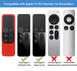 Silicone Case Compatible with TV 4K/HD Siri Remote (1st Gen) - Anti-Slip Shock Proof Soft Remote Cover Case Compatible with TV 4K 5th 4th