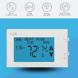 Products Tx9600Ts Programmable Large Touchscreen Heating Cooling Thermostat, White