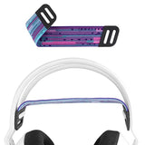 Geekria Mesh Fabric Headband Pad Compatible with Logitech G733, G335, G535 Headphones, Replacement Band Repair Part (Purple)