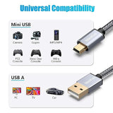 Mini Usb Cable 50Ft/15M Portable Usb 2.0 Type A To Mini B High Speed Data Charging Cable Compatible With Hero Hd, Cell Phones, Mp3 Players, Dash Cams, Digital Cameras, Dash Cams