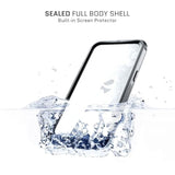 Nautical Waterproof Case for Apple iPhone 16 Pro Max with Holster Belt Clip, Clear Screen and Camera Protector, MagSafe Compatible, Rugged Heavy Duty Cover for 6.9 Inch iPhone