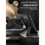 Revolution Series Designed For Oneplus 10T Case, Full-Body Rugged Dual-Layer Shockproof Protective Cover With Kickstand And Built-In-Screen Protector, Black