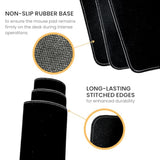 Long Gaming Mouse Pad 31.5 X 11.8 Inches, Extended Anime Mousepad, Large Desk Mat With Non-Slip Base, Full Keyboard Mat With Stitched Edges For Gaming And Office (Weeds Flowers)