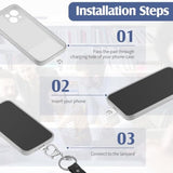 50 Pcs Phone Lanyard Tab Universal Phone Tether Patches Tpu Replacement Patches Compatible Telephone Case Cell Smartphone Case Safety Lanyard Non Adhesive