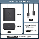 2025 New 45W Super Fast Charger Usb C Android Phone Charger Fast Charging Replacement For Samsung Galaxy S25/S25 Ultra/S25+/S24 Ultra/S24/S24+/S23 Ultra/S23/S22/S20/S21/Note 10,Galaxy Tab, 6Ft C Cable