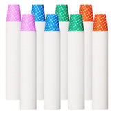 1000 Pack 5Oz Paper Cups, Multicolor Paper Disposable Cups, Small Mouthwash Cups, Cold Beverage Drinking Cup For Party, Travel And Event (Dots)