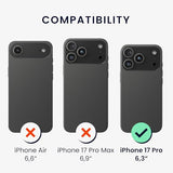 Case Compatible with iPhone 17 Pro Case - Slim TPU Silicone Phone Cover - Soft Touch Finish - Chocolate