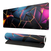 1Pc Durable Gaming Mouse Pad With Stylish Geometric Design - Waterproof, Non-Slip, Washable Desk Mat For Keyboard, Sketchbook - Ideal Gift For Gamers, Office, And Study
