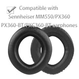 Replacement Ear Pads Compatible With Sennheiser Mm550/Px360/Px360-Bt/Pxc360-Bt Headphones, Replacement Ear Pads Made Of Soft Protein Leather And Memory Foam (Black)
